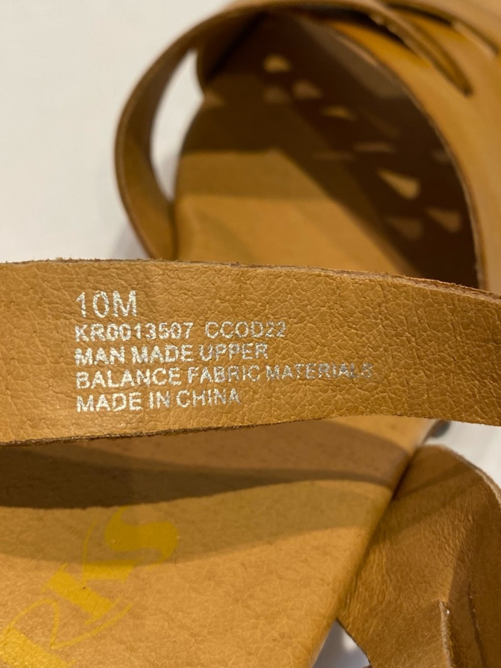 Korks Bagley Brown Platform Ankle Strap Sandals, size 10 - Picture 5 of 8
